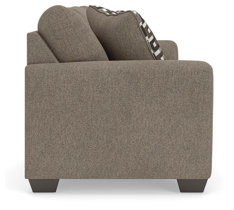 Triston-Peaks Sofa - Suede