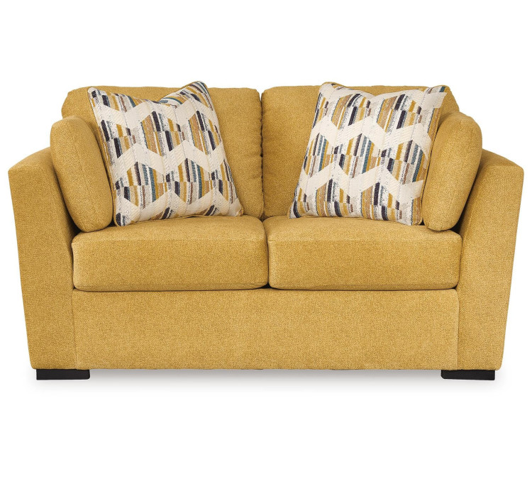 Keerwick Loveseat - Sunflower