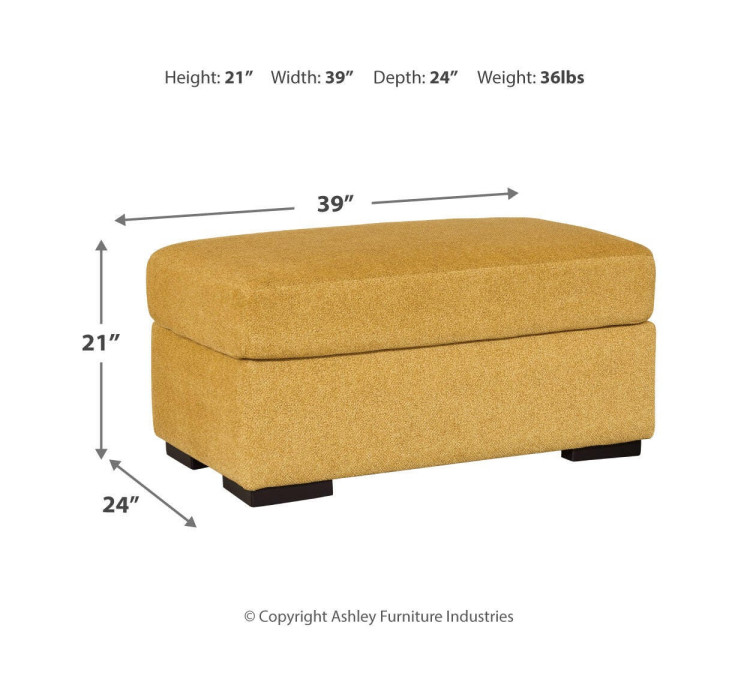Keerwick Sofa, Loveseat, Chair and Ottoman - Sunflower