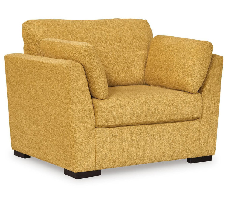 Keerwick Sofa, Loveseat, Chair and Ottoman - Sunflower