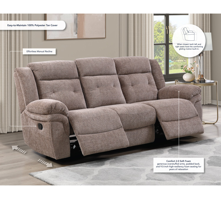 Sydney Manual Reclining
