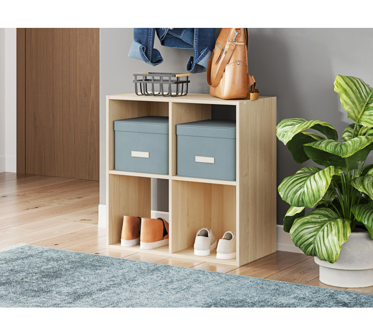Piperton Four Cube Organizer - Tan