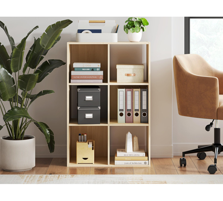 Piperton Six Cube Organizer - Tan