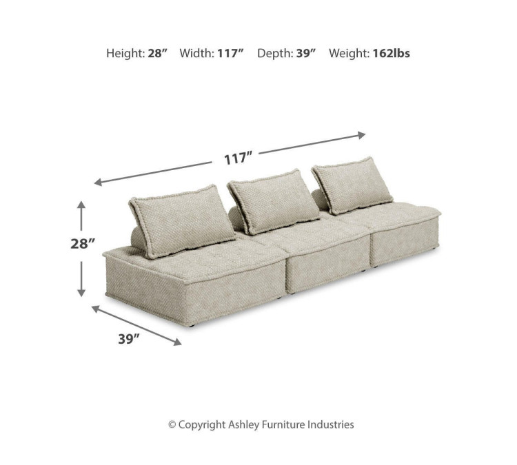 Bales 3-Piece Modular Seating - Taupe