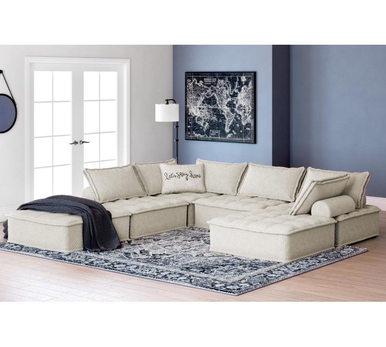 Bales 6-Piece Modular Seating - Taupe