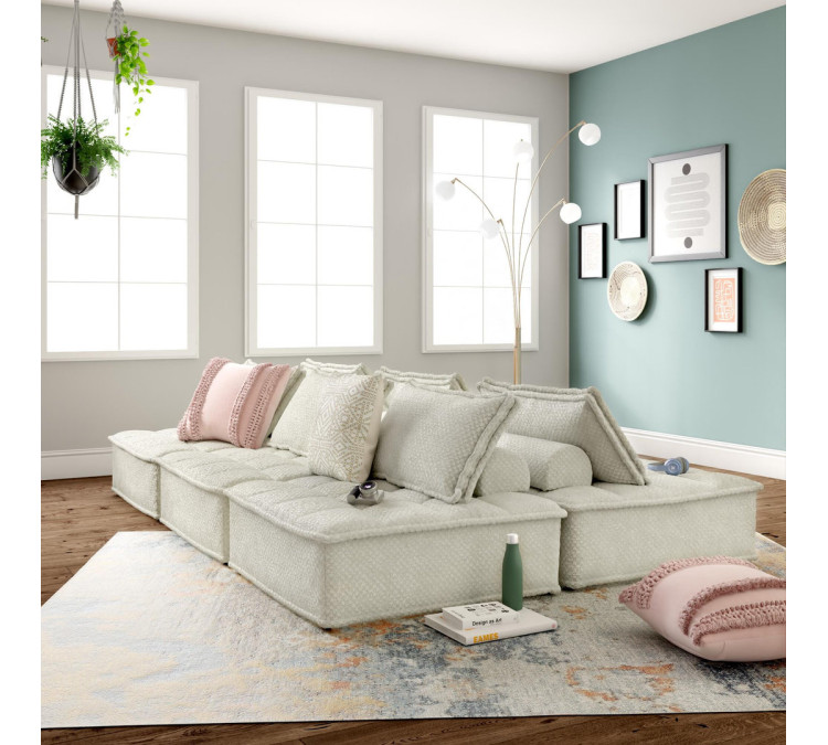 Bales 6-Piece Modular Seating - Taupe