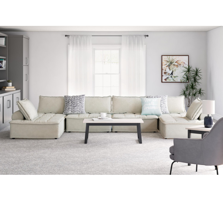 Bales 6-Piece Modular Seating - Taupe