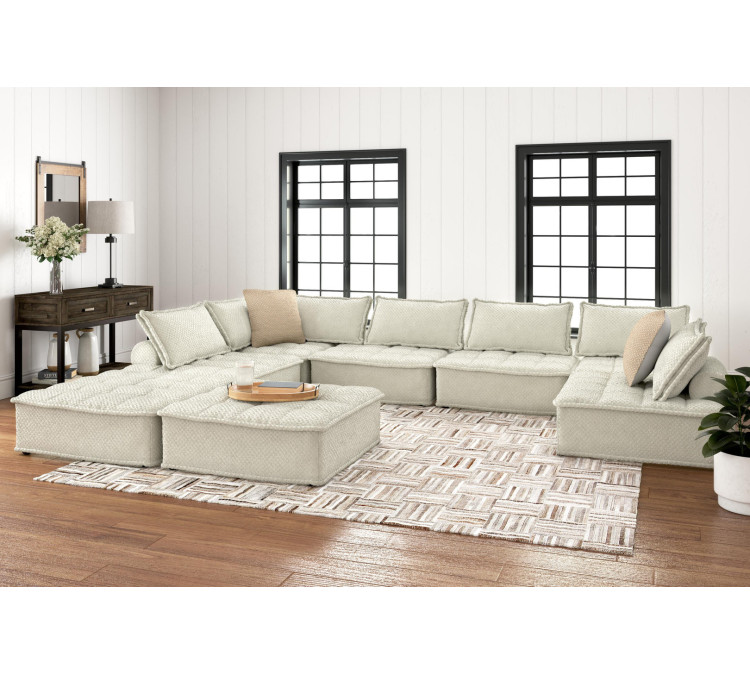 Bales 8-Piece Modular Seating - Taupe