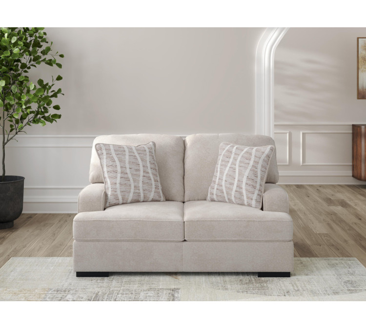 High Profile Loveseat - Taupe