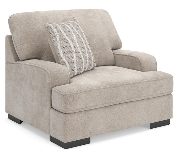 High Profile Oversized Chair - Taupe
