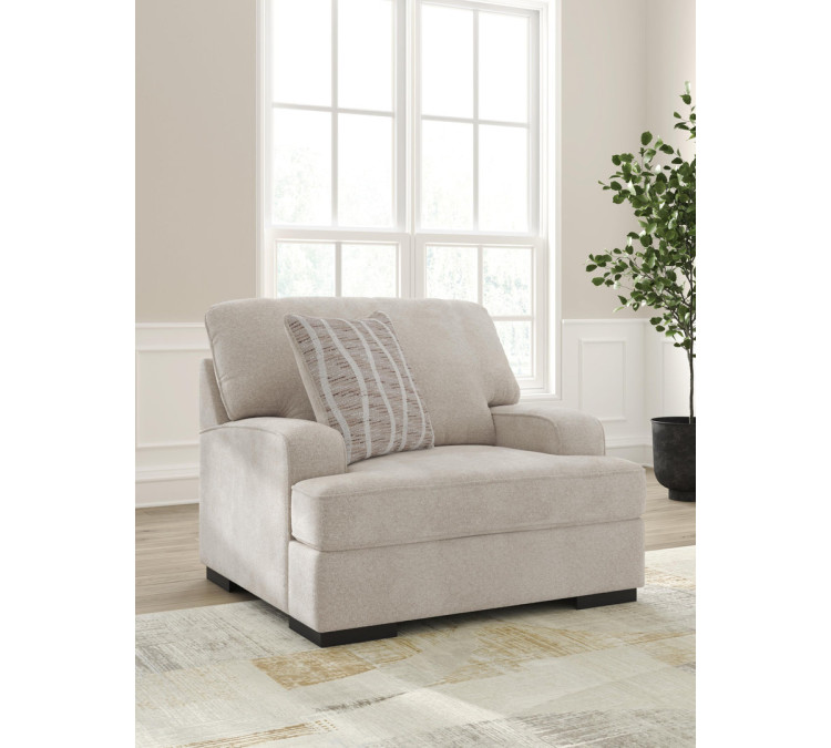 High Profile Oversized Chair - Taupe