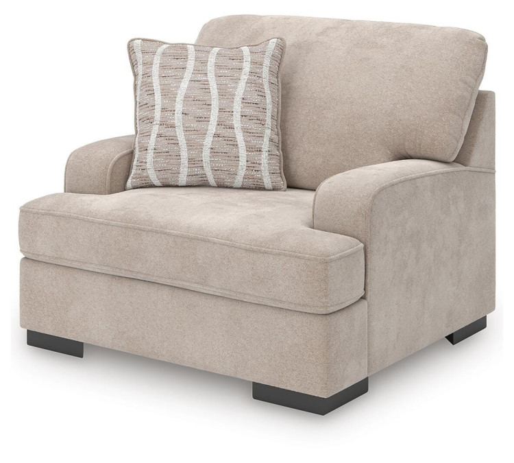 High Profile Oversized Chair - Taupe