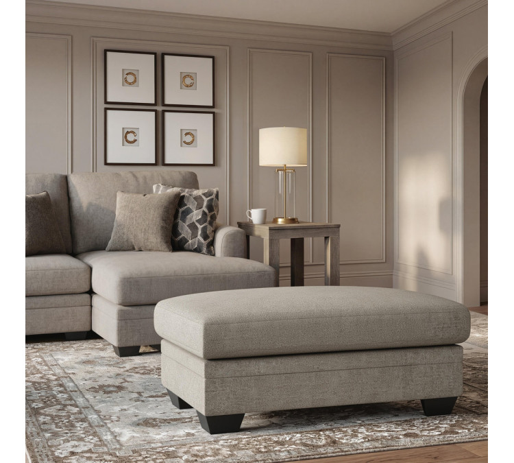 Stonemeade Ottoman - Taupe