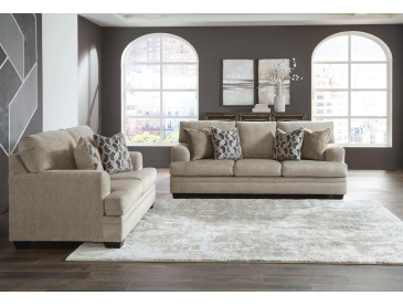 Stonemeade Sofa and Loveseat - Taupe