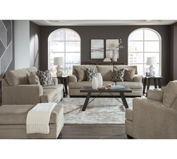 Stonemeade Sofa, Loveseat, Chair and Ottoman - Taupe