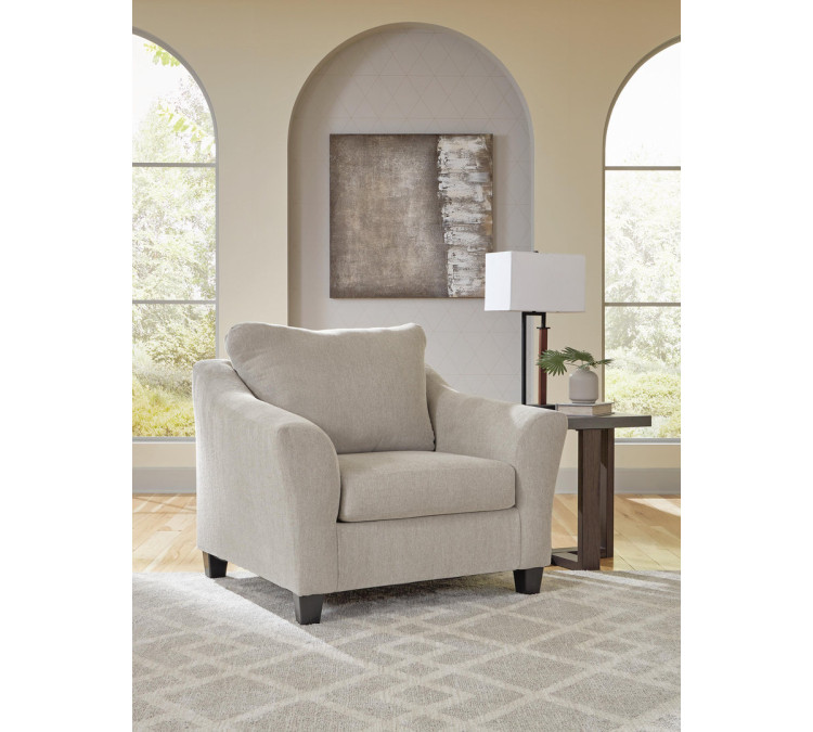 Willarae Oversized Chair - Taupe