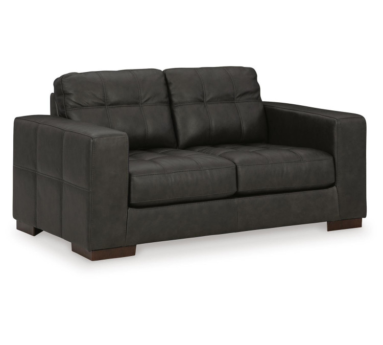 Luigi Sofa, Loveseat, Chair and Ottoman - Thunder
