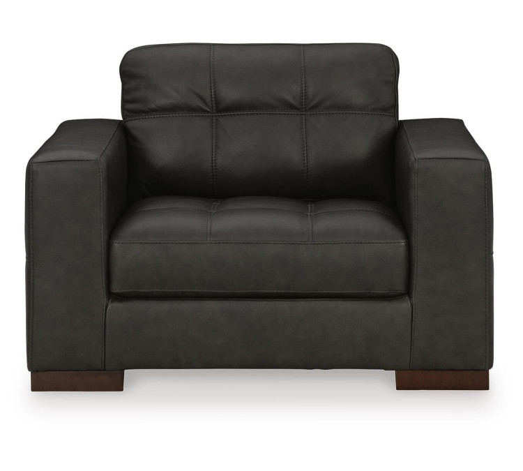 Luigi Sofa, Loveseat, Chair and Ottoman - Thunder