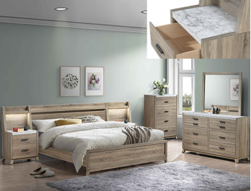 TILSTON BEDROOM GROUP - QUEEN