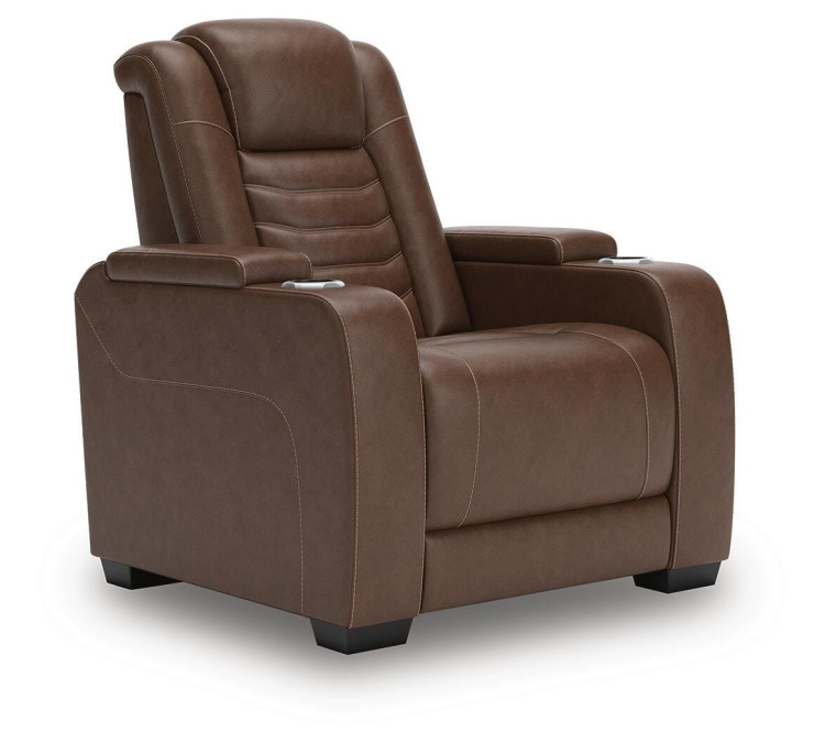 High Impact Power Recliner - Tobacco