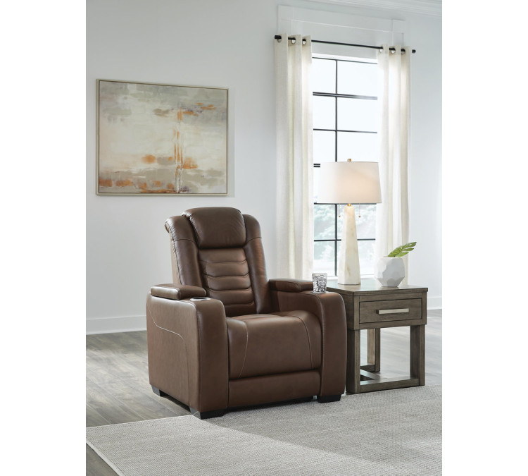 High Impact Power Recliner - Tobacco