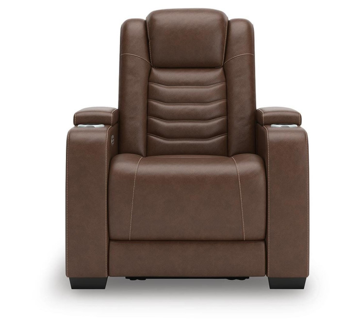High Impact Power Recliner - Tobacco