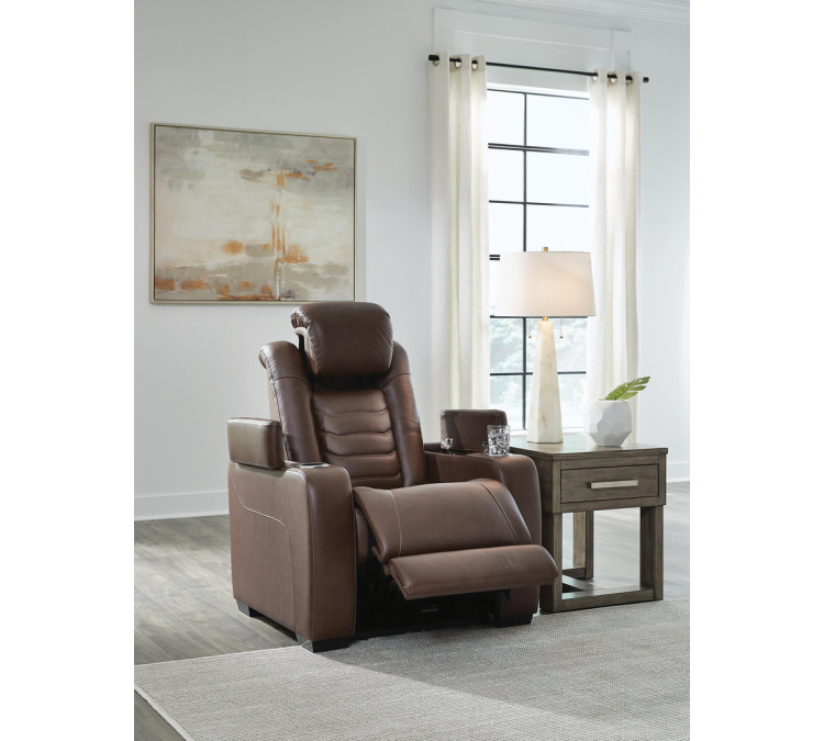 High Impact Power Recliner - Tobacco