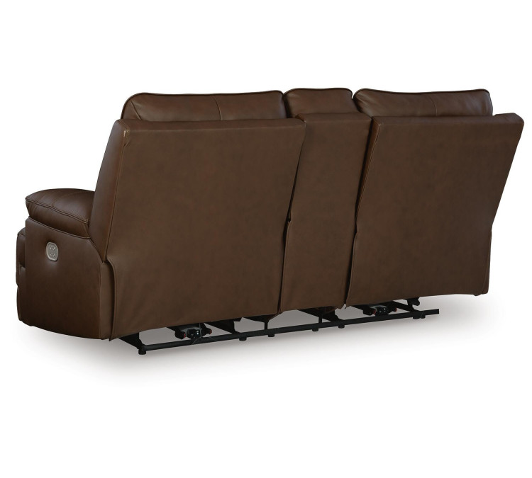 VonRyan Power Reclining Loveseat - Tobacco