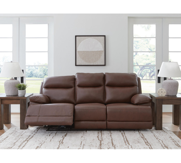 VonRyan Power Reclining Sofa - Tobacco