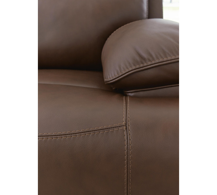 VonRyan Power Reclining Sofa - Tobacco