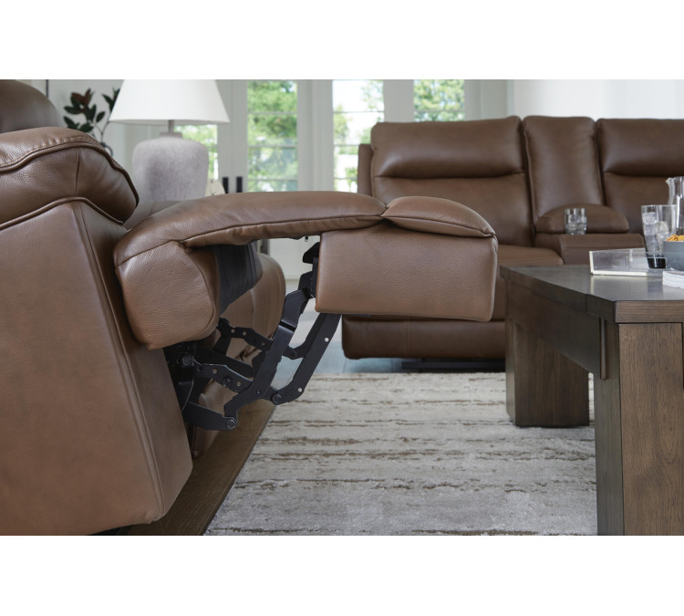 VonRyan Power Reclining Sofa - Tobacco
