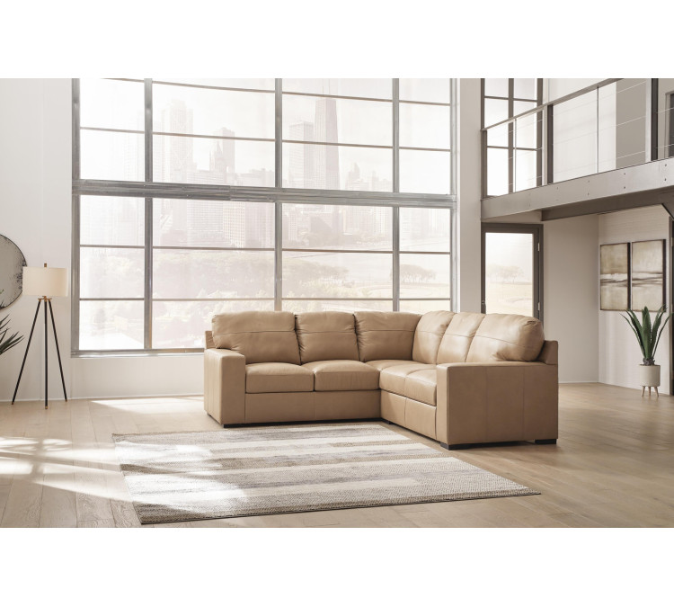 Bandon 2-Piece Sectional - Toffee