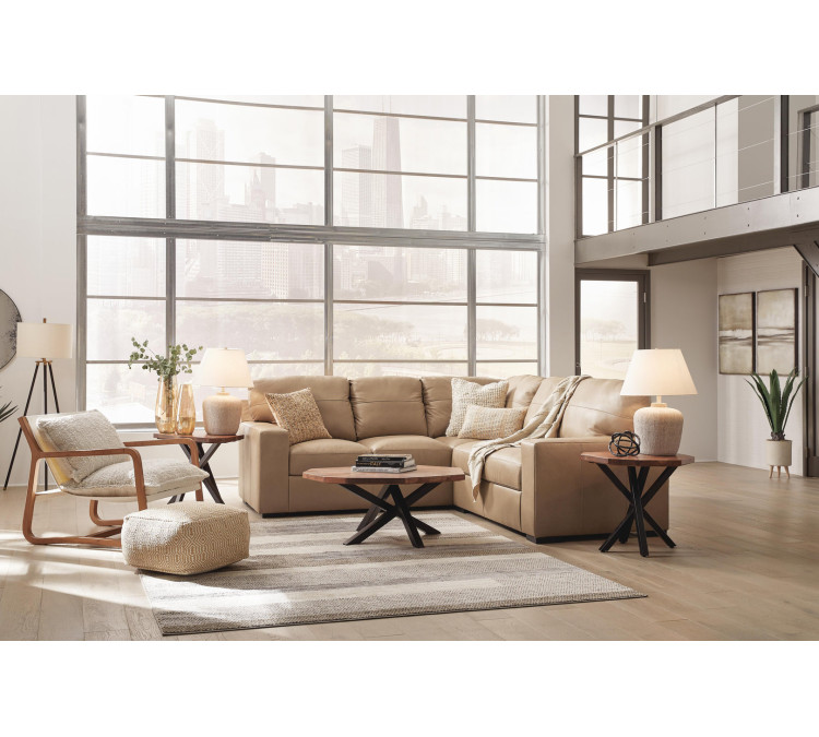 Bandon 2-Piece Sectional - Toffee