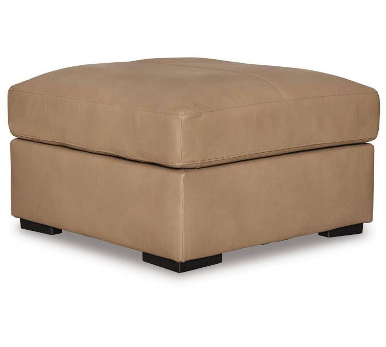 Bandon Oversized Accent Ottoman - Toffee