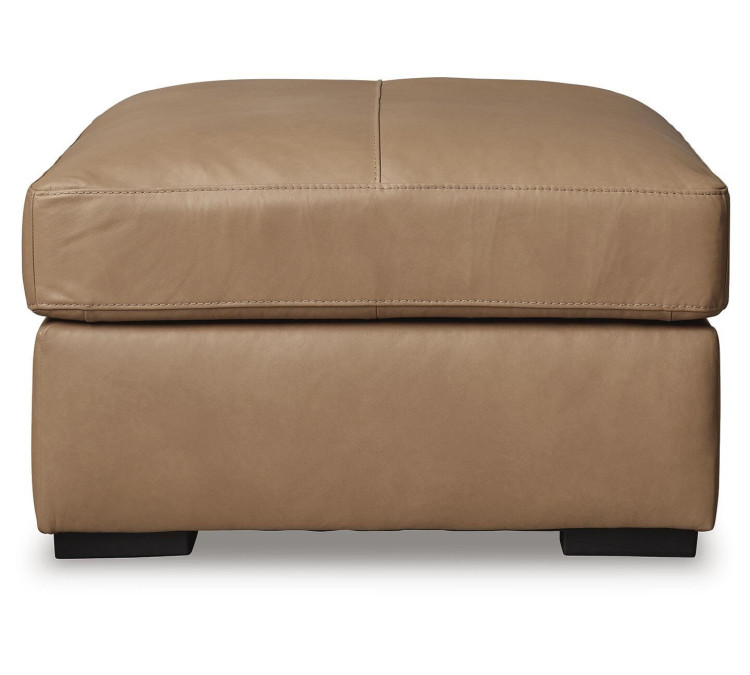 Bandon Oversized Accent Ottoman - Toffee