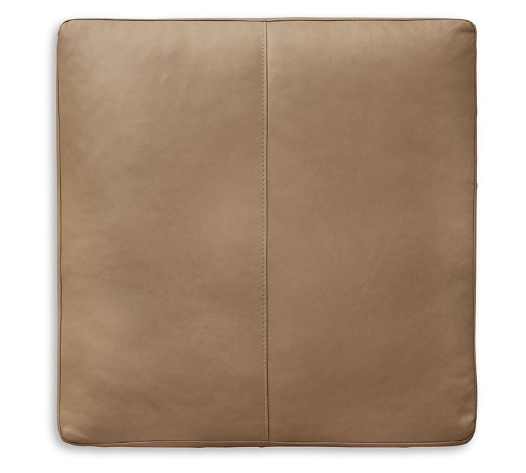Bandon Oversized Accent Ottoman - Toffee