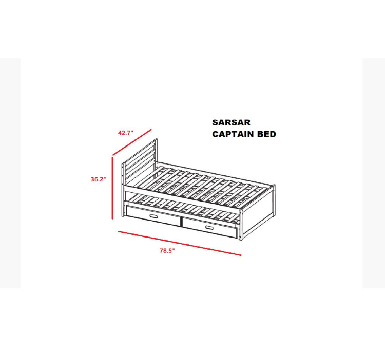 Sarsar Captain Bed