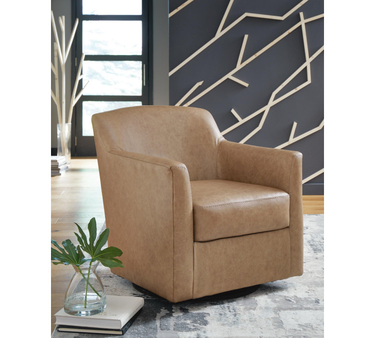 Bradney Swivel Accent Chair - Tumbleweed