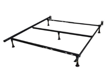 F55011 /QN Frame with Glides & Center Support – Metal Bed Frame