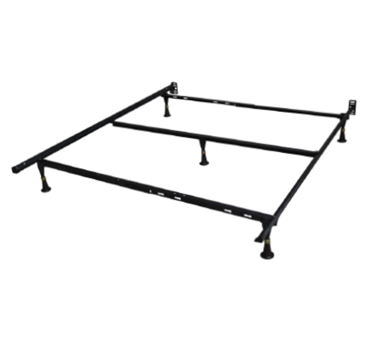 F55011 /QN Frame with Glides & Center Support – Metal Bed Frame