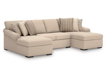 LadyMae 3-Piece Sectional with Chaise - Twill