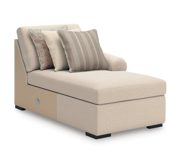 LadyMae 5-Piece Sectional with Chaise - Twill