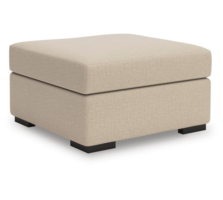 LadyMae Oversized Accent Ottoman - Twill