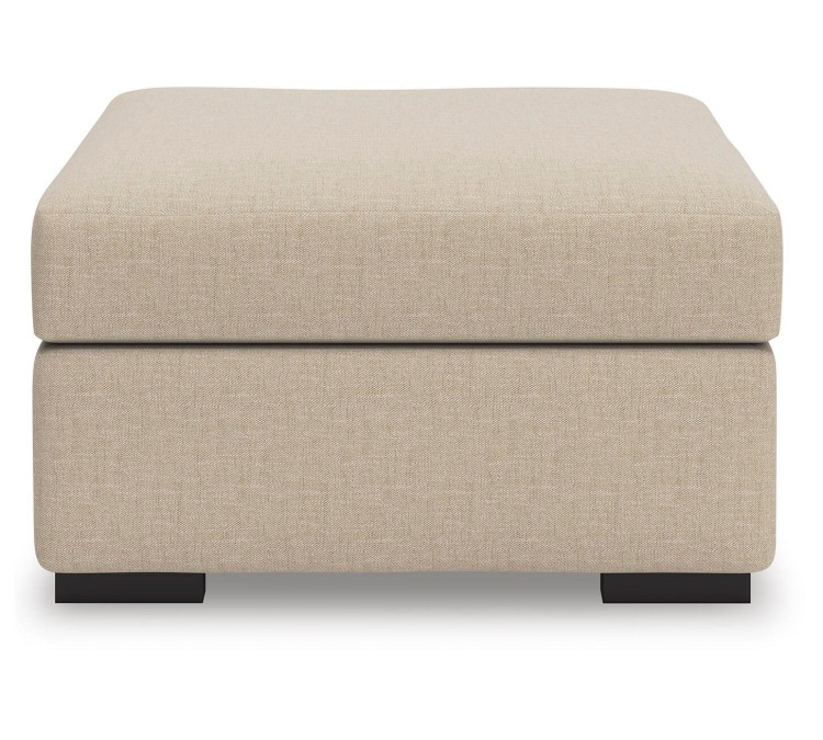 LadyMae Oversized Accent Ottoman - Twill
