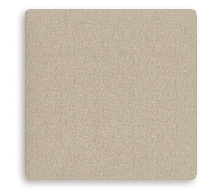 LadyMae Oversized Accent Ottoman - Twill