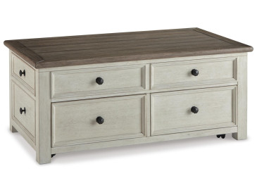 Bolanburg Coffee Table with Lift Top - Two-tone