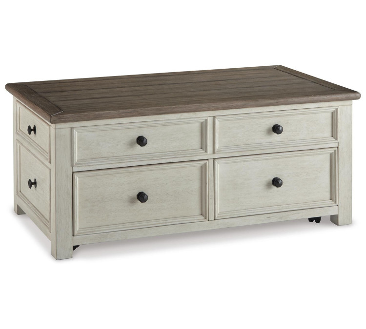 Bolanburg Coffee Table with Lift Top - Two-tone