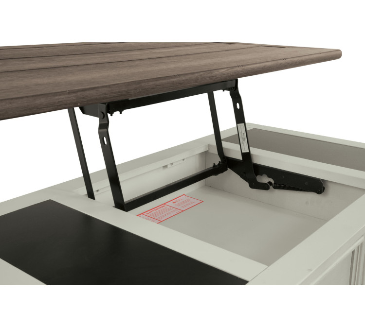 Bolanburg Coffee Table with Lift Top - Two-tone