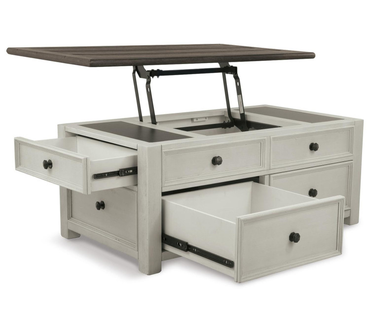 Bolanburg Coffee Table with Lift Top - Two-tone