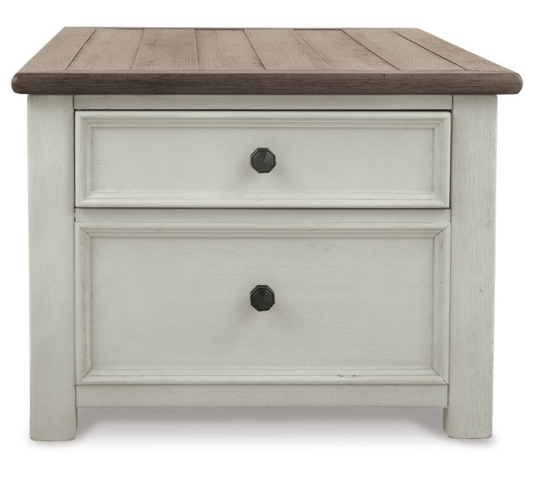 Bolanburg Coffee Table with Lift Top - Two-tone
